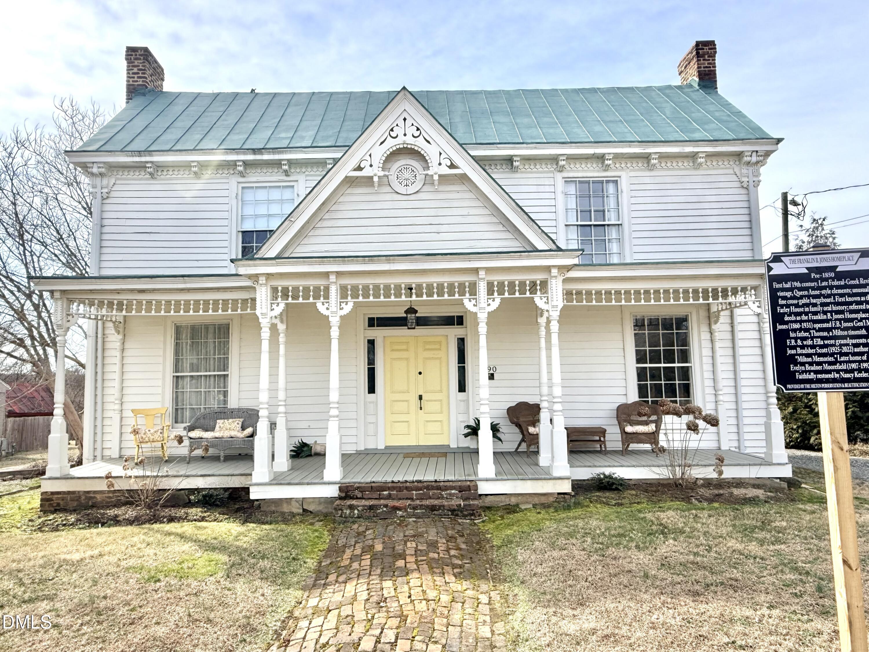 190 Broad Street Milton, NC 27305 - Photo 55 of 62 a view of a house with swimming pool and sitting area