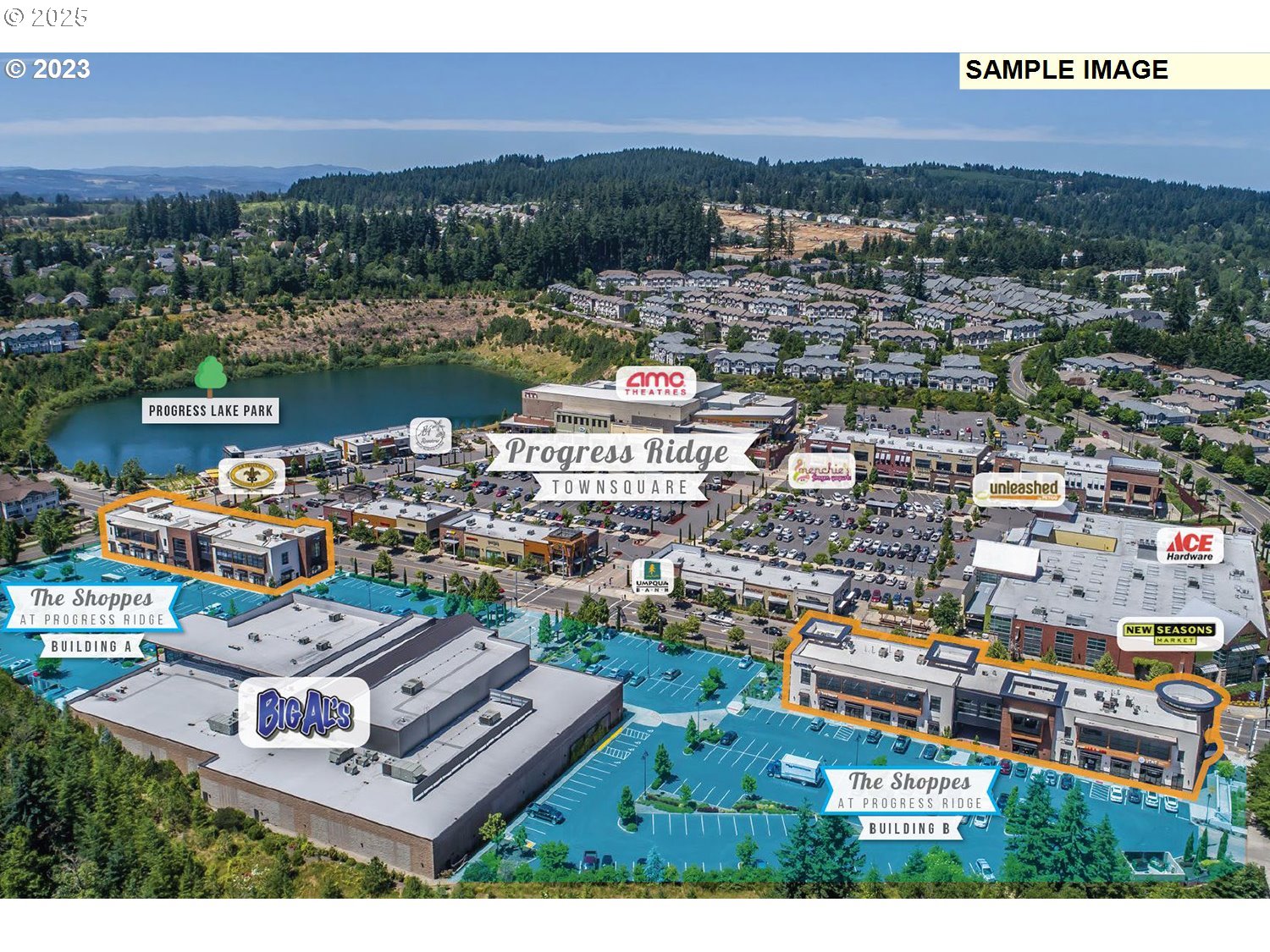 16658 Southwest Jean Louise Road Tigard, OR 97223 - Photo 19 of 19 a view of a city with lake