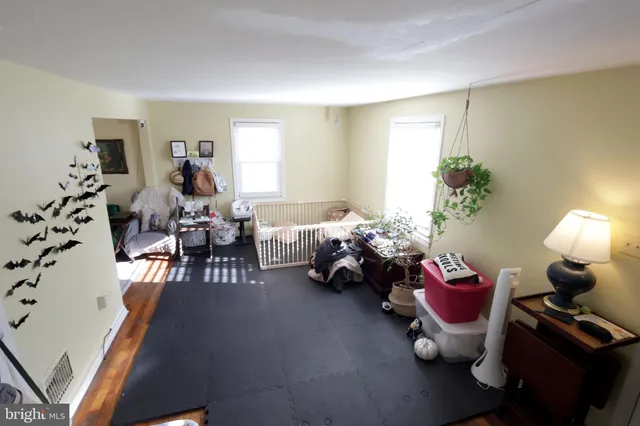 a view of a hallway with interior of the house