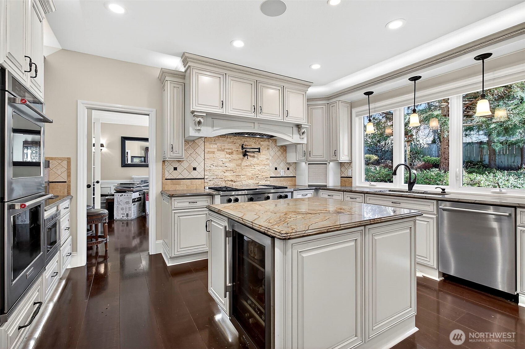34529 5th Place Southwest Federal Way, WA 98023 - Photo 11 of 40 a kitchen with a sink stove and cabinets