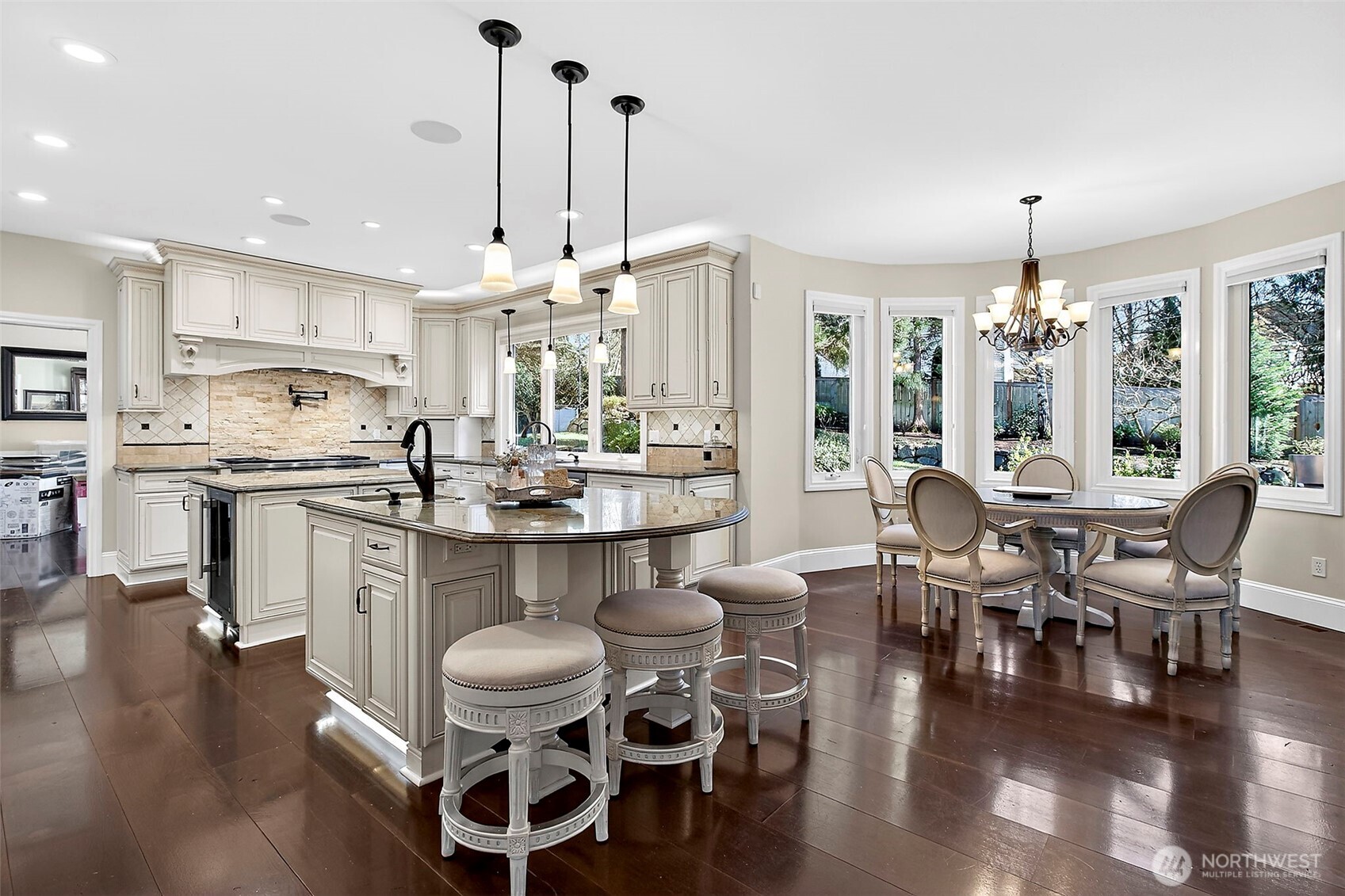 34529 5th Place Southwest Federal Way, WA 98023 - Photo 12 of 40 a large kitchen with a table and chairs