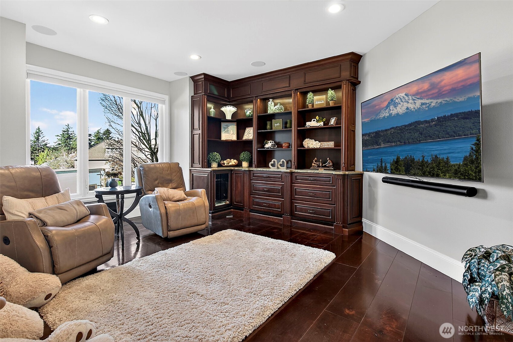 34529 5th Place Southwest Federal Way, WA 98023 - Photo 22 of 40 a living room with furniture and a flat screen tv