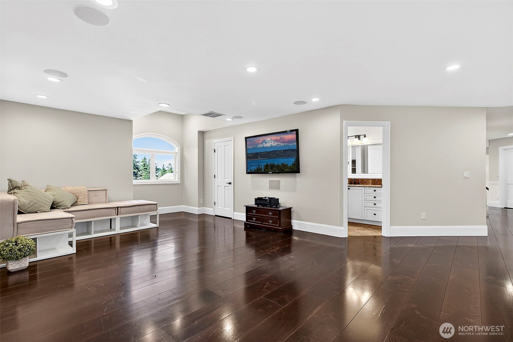 34529 5th Place Southwest Federal Way, WA 98023 - Photo 25 of 40 a living room with furniture and a flat screen tv