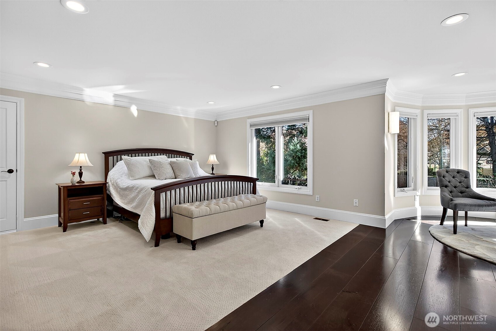 34529 5th Place Southwest Federal Way, WA 98023 - Photo 27 of 40 a bedroom with a bed and wooden floor