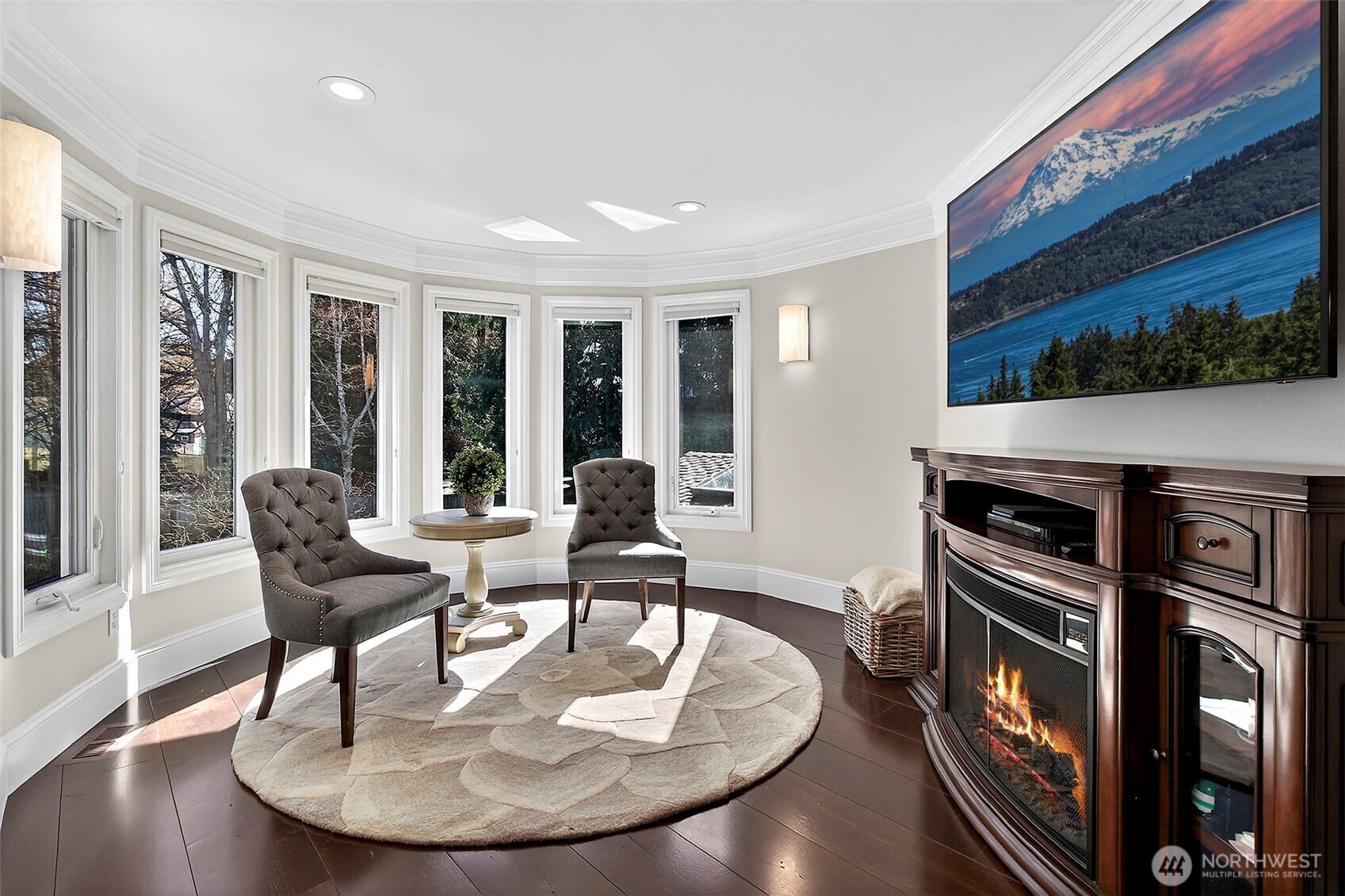 34529 5th Place Southwest Federal Way, WA 98023 - Photo 29 of 40 a living room with furniture and a fireplace