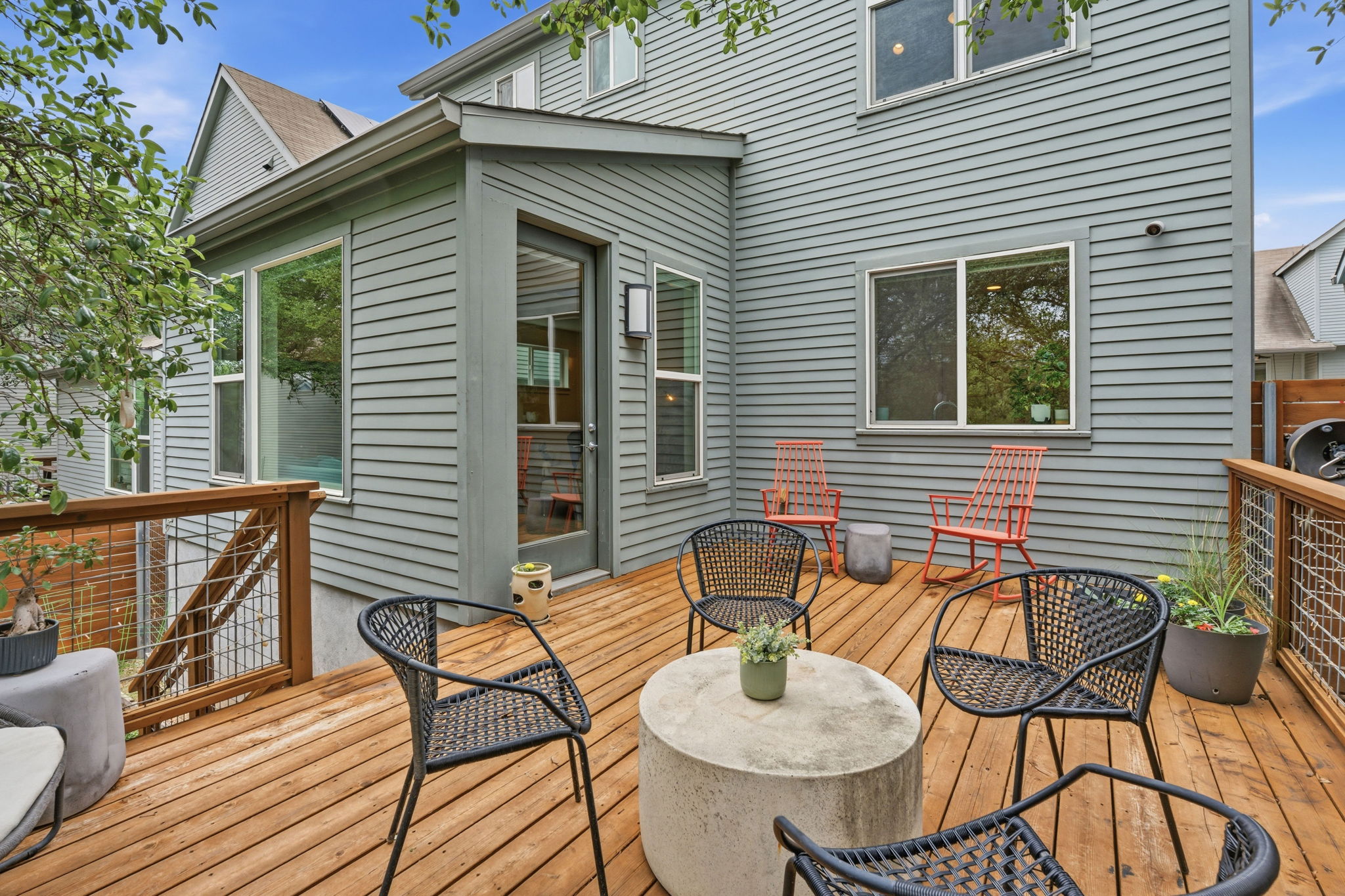 3001 Del Curto Road, Unit 31 Austin, TX 78704 - Photo 30 of 32 a view of a patio with couple of chairs