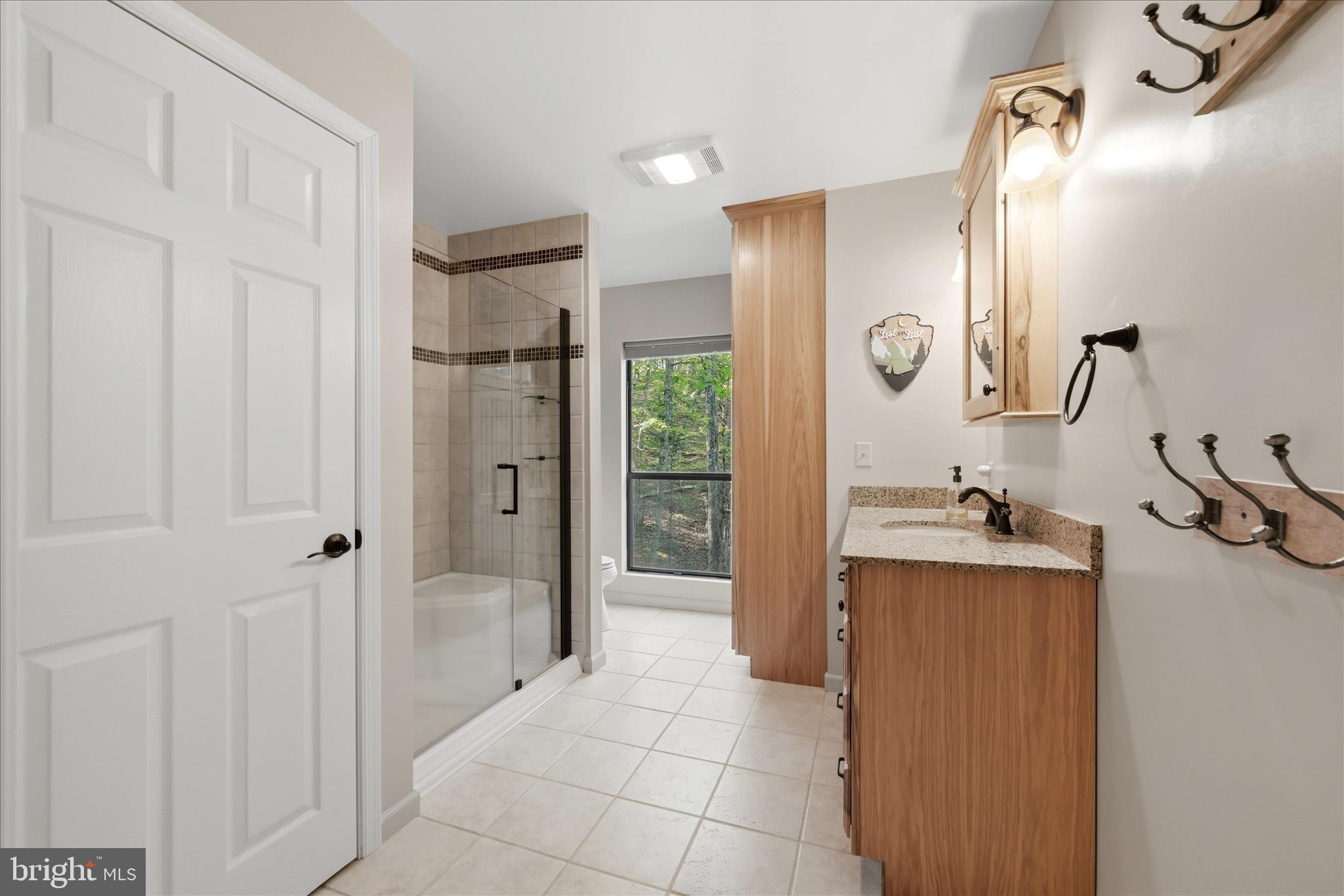 1856 Crossings View Road Paw Paw, WV 25434 - Photo 22 of 45 a bathroom with a sink mirror and shower