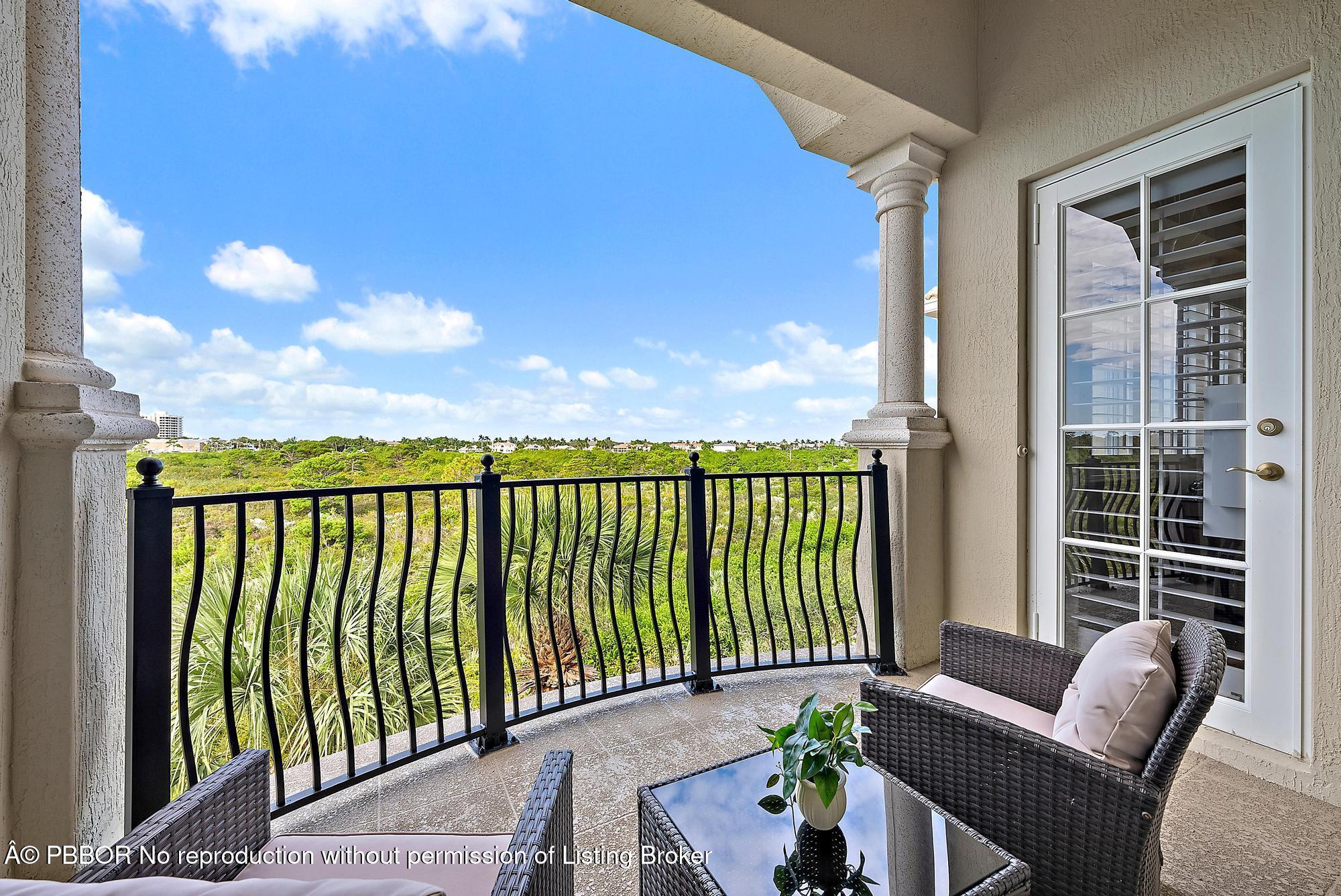 138 Tierra Lane, Unit 6 Jupiter, FL 33477 - Photo 16 of 41 a view of balcony with furniture