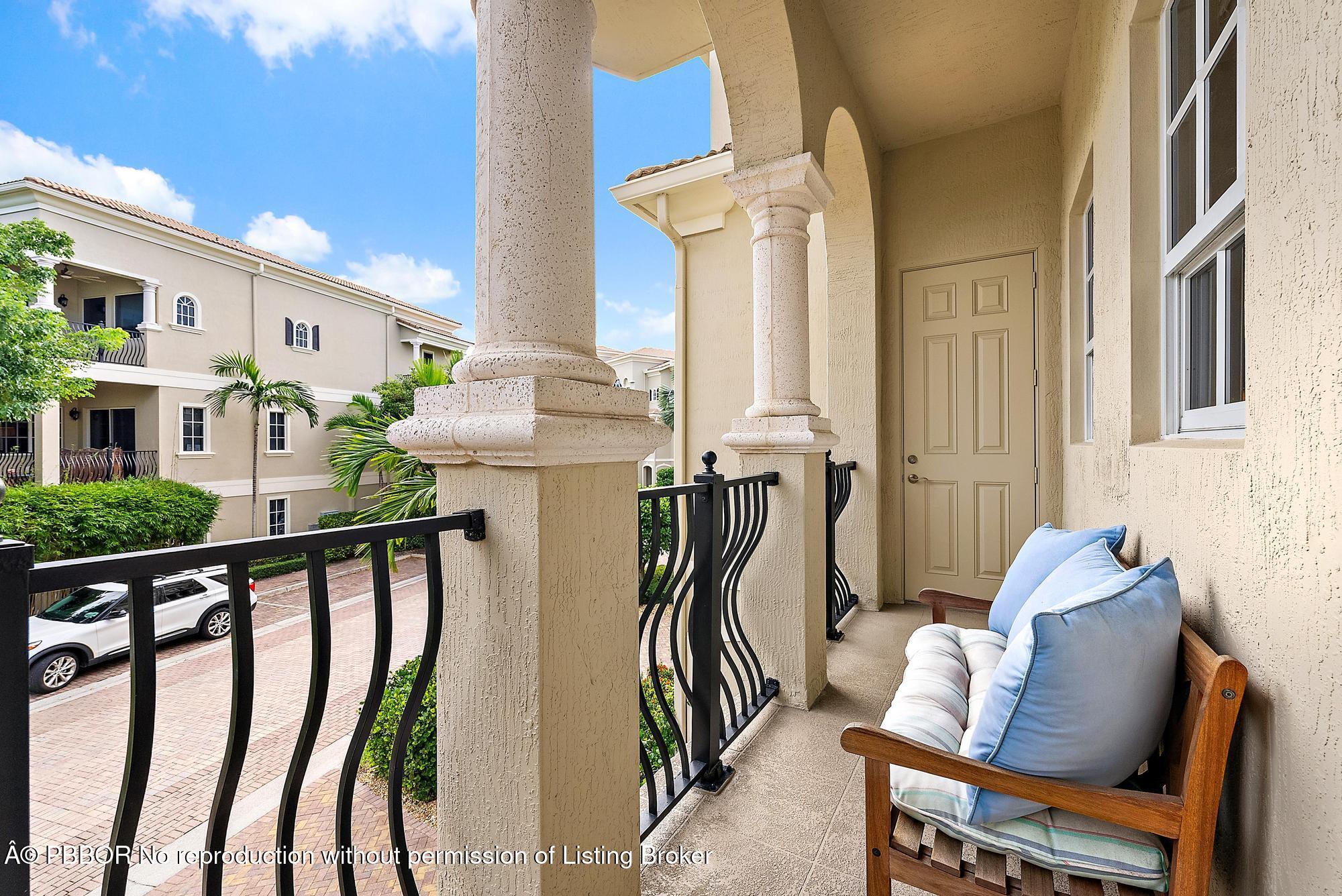138 Tierra Lane, Unit 6 Jupiter, FL 33477 - Photo 8 of 41 a view of balcony and patio