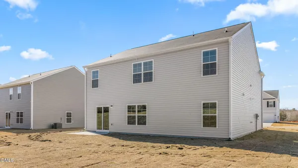 a backyard of a house