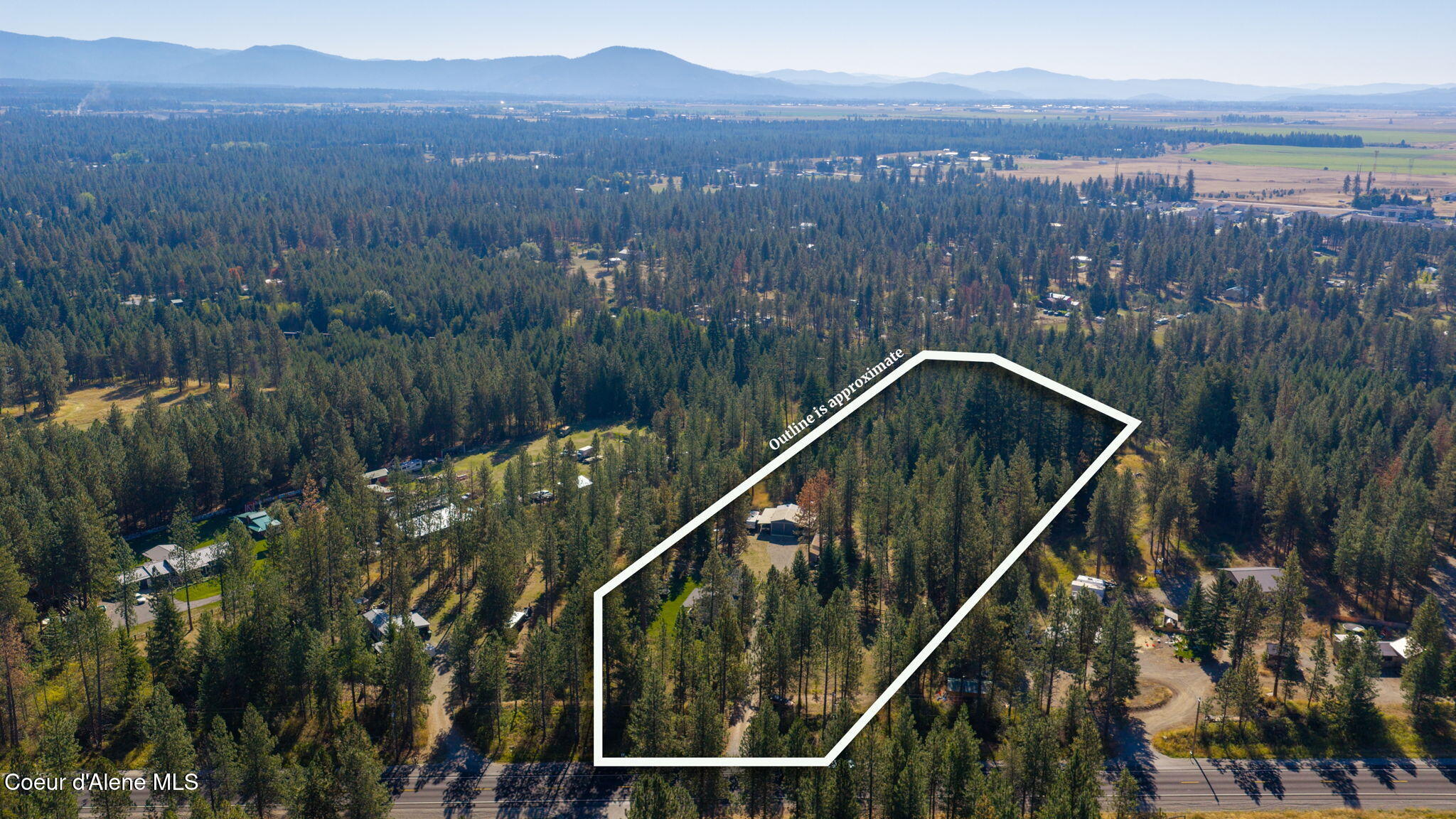 7434 West Diagonal Road Rathdrum, ID 83858 - Photo 63 of 69 Aerial View of Lot