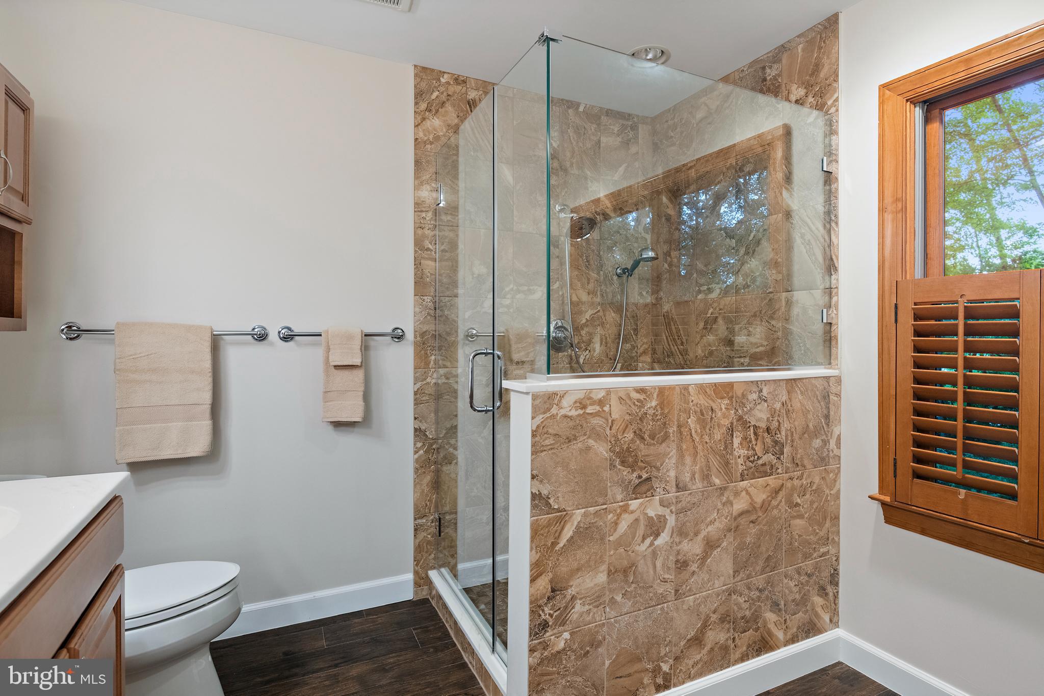 1701 Underwood Road Gambrills, MD 21054 - Photo 39 of 62 a bathroom with a shower curtain