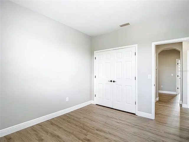 a view of small space with racks on the wall