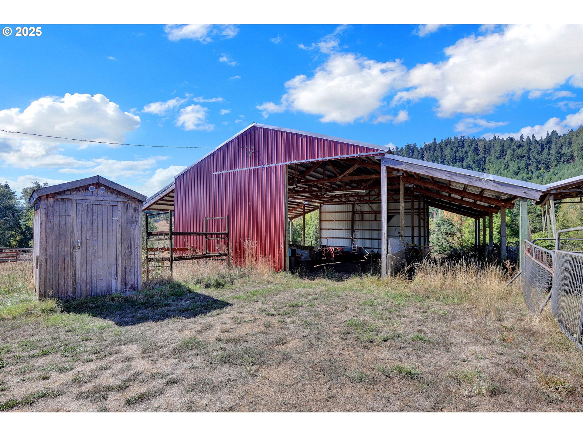 485 Andrews Road Yoncalla, OR 97499 - Photo 41 of 46 a view of a backyard