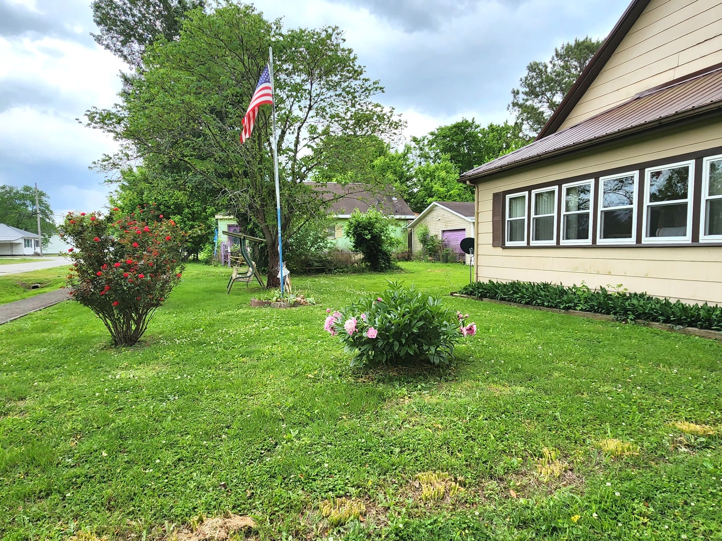 202 Lincoln Street Karnak, IL 62956 - Photo 41 of 45 a house view with a garden space