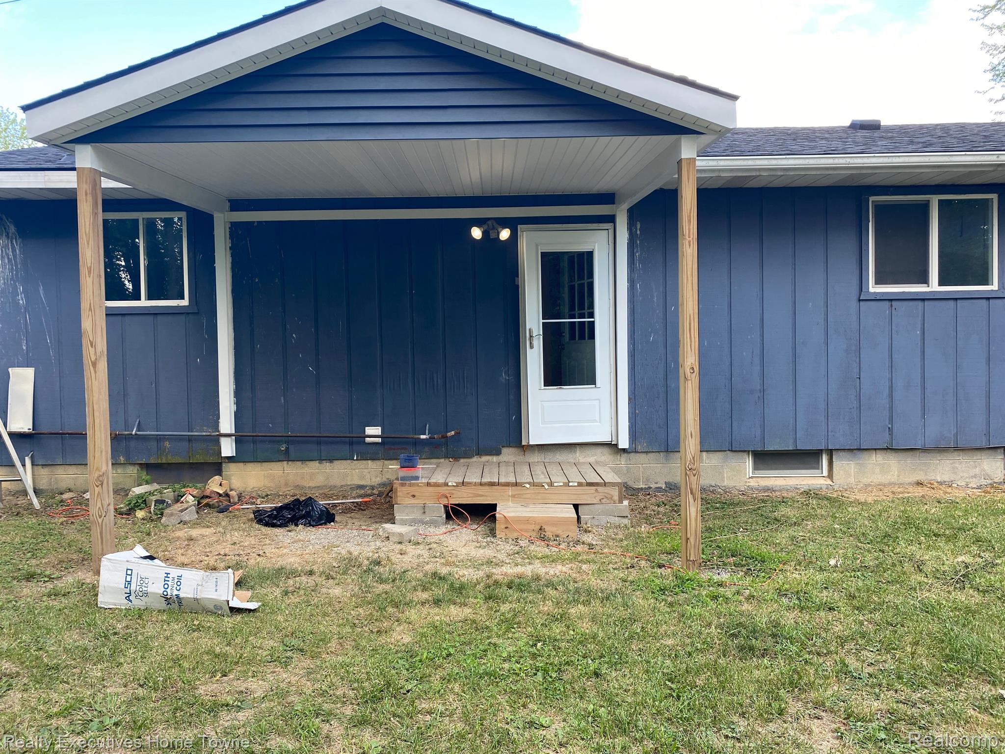 Rear of home