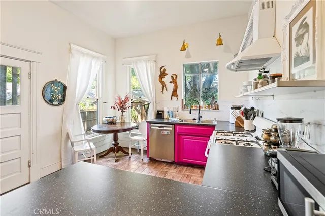 a room with a book shelf and a shelf