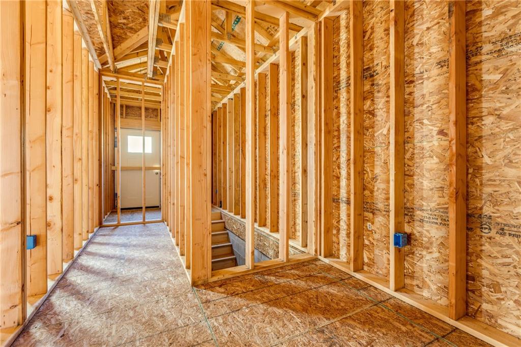 155 Edgewood Street Aliquippa, PA 15001 - Photo 15 of 45 a view of a room with a door and wooden floor