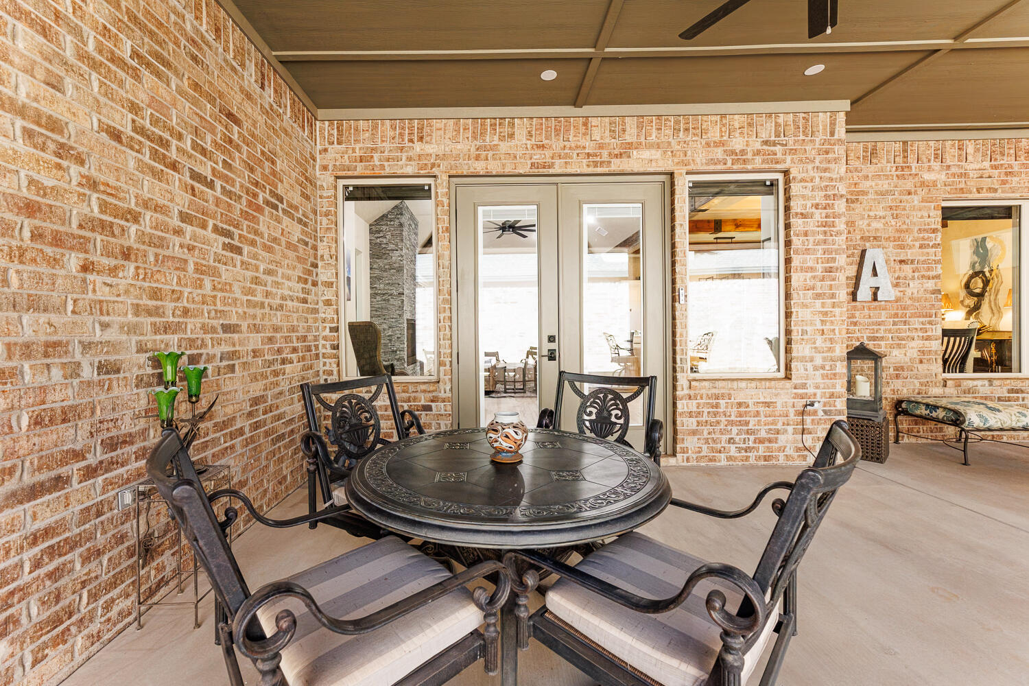 5310 112th Street Lubbock, TX 79424 - Photo 30 of 36 a view of a dining room with furniture and chandelier