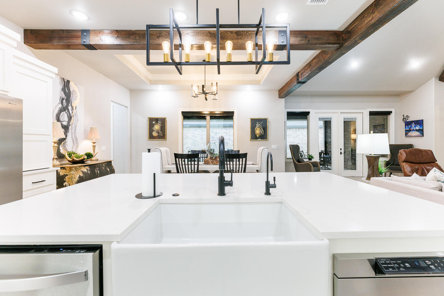 5310 112th Street Lubbock, TX 79424 - Photo 10 of 36 a view of a living room and chandelier