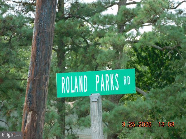 100 Roland Parks Road Chance, MD 21821 - Photo 7 of 7 Road Sign