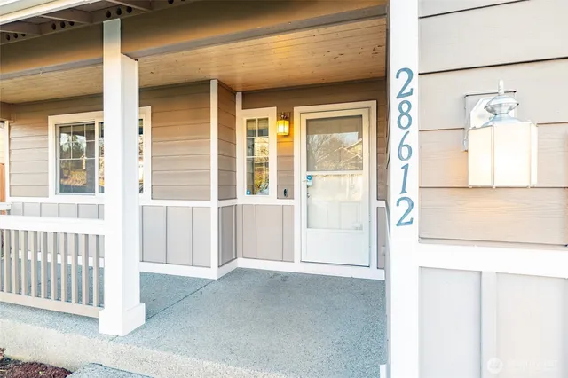 a view of yard with swimming pool and green space