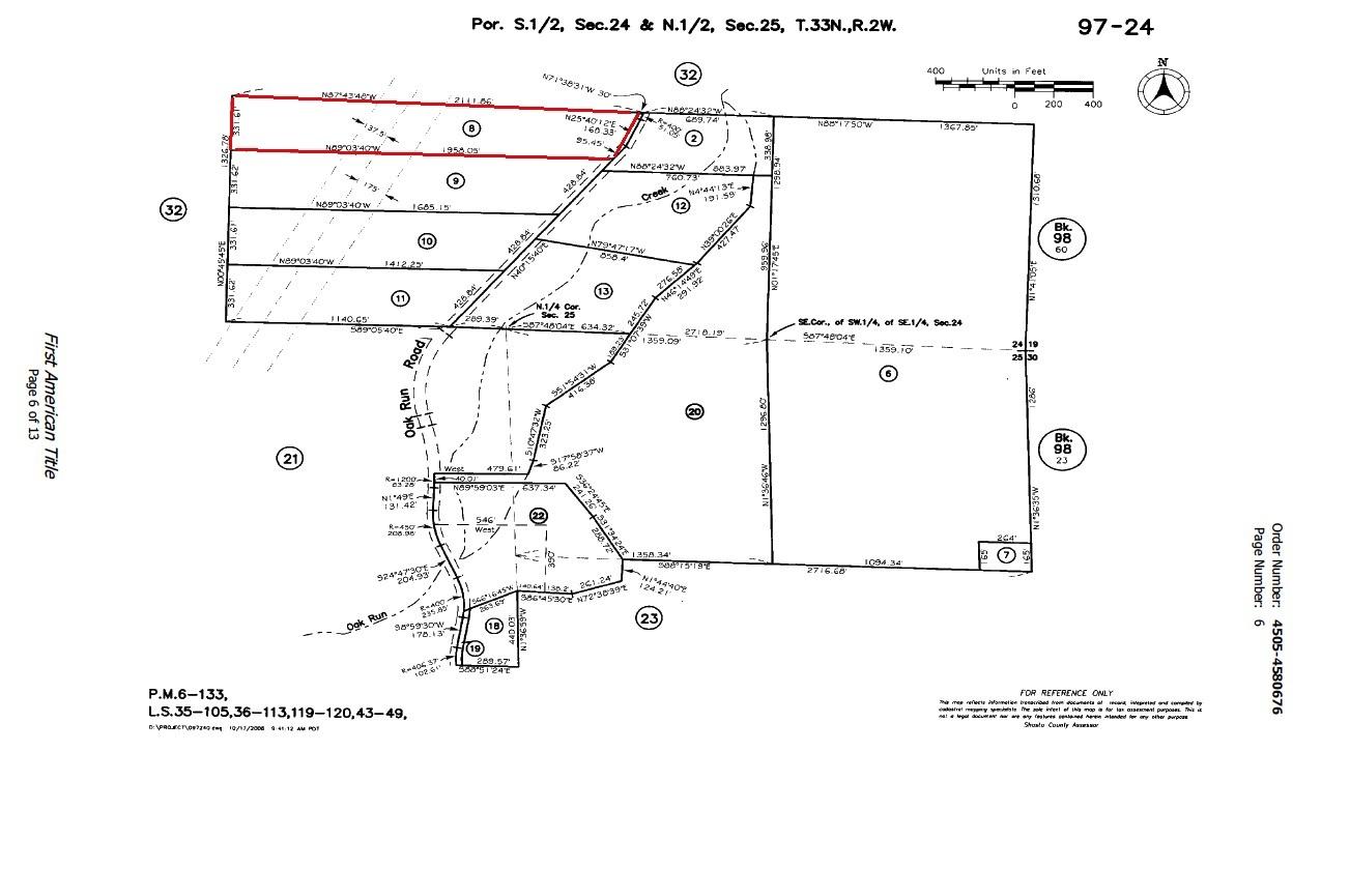 14.4-acres Oak Run Road Oak Run, CA 96069 - Photo 29 of 30 AP map