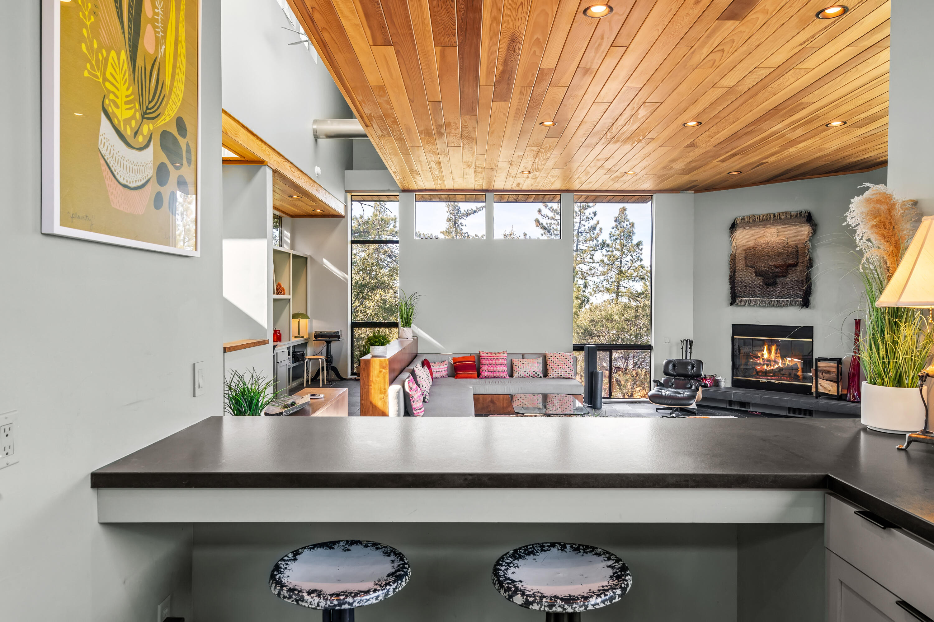 54685 Crest Drive Idyllwild, CA 92549 - Photo 25 of 50 a bathroom with a sink and a mirror