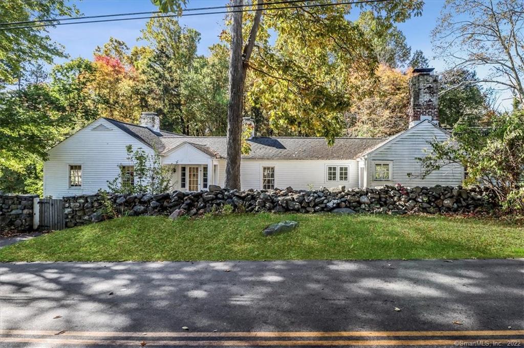 14 Obtuse Road South Brookfield, CT 06804 - Photo 1 of 1 a front view of a house with a yard and garage