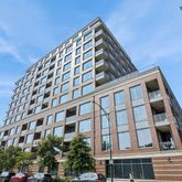 a front view of a building