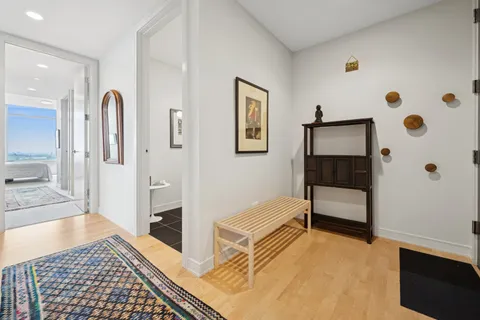 a bathroom with a sink and a shower