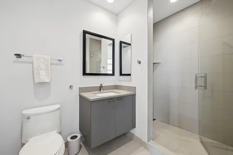 a view of a balcony with mountain view and wooden floor
