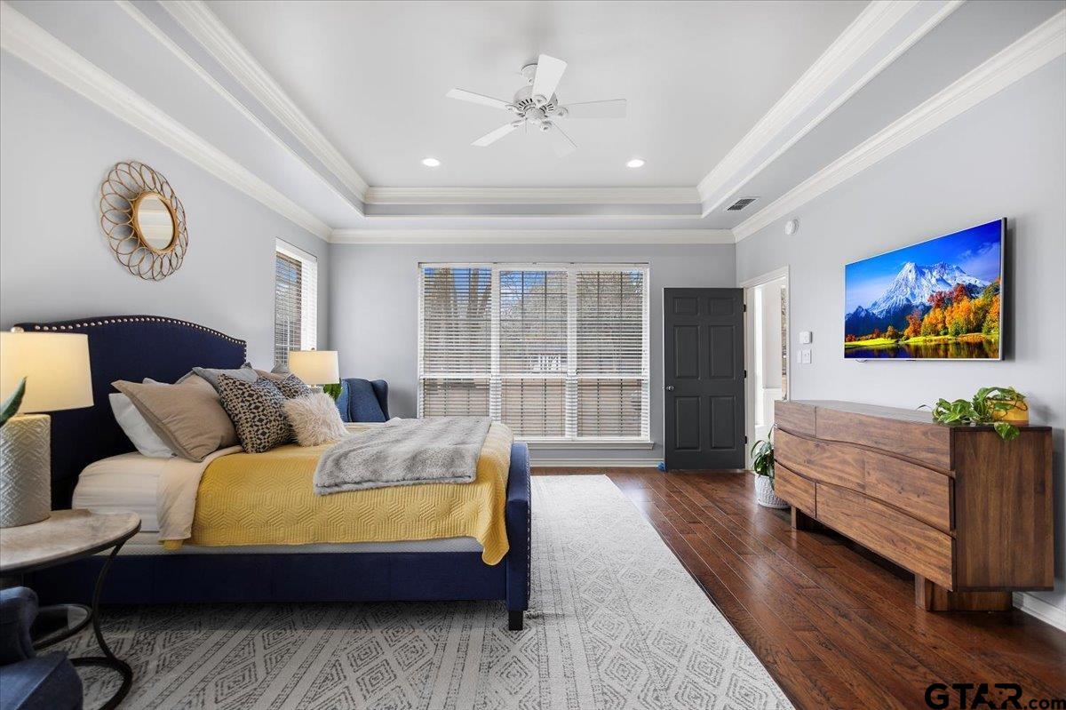 17679 Briarpatch Lindale, TX 75771 - Photo 21 of 47 a bedroom with a bed window and a table