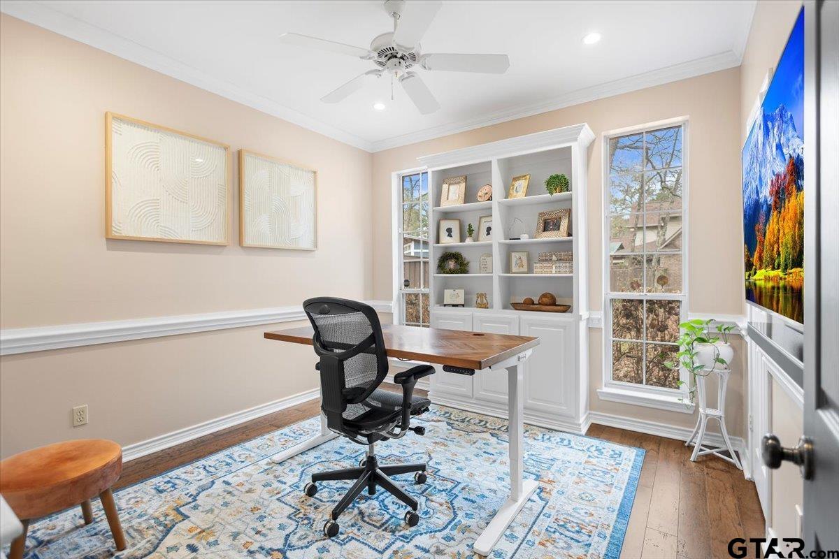 17679 Briarpatch Lindale, TX 75771 - Photo 29 of 47 a view of a workspace with furniture and a window