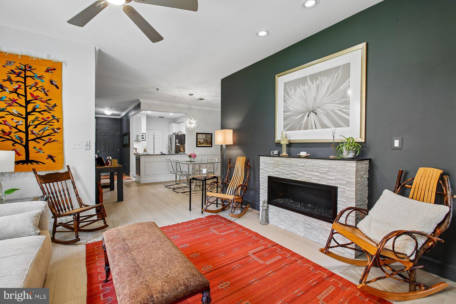1855 Stratford Park Place, Unit 103 Reston, VA 20190 - Photo 18 of 49 Ceilng fan & LED lighting.