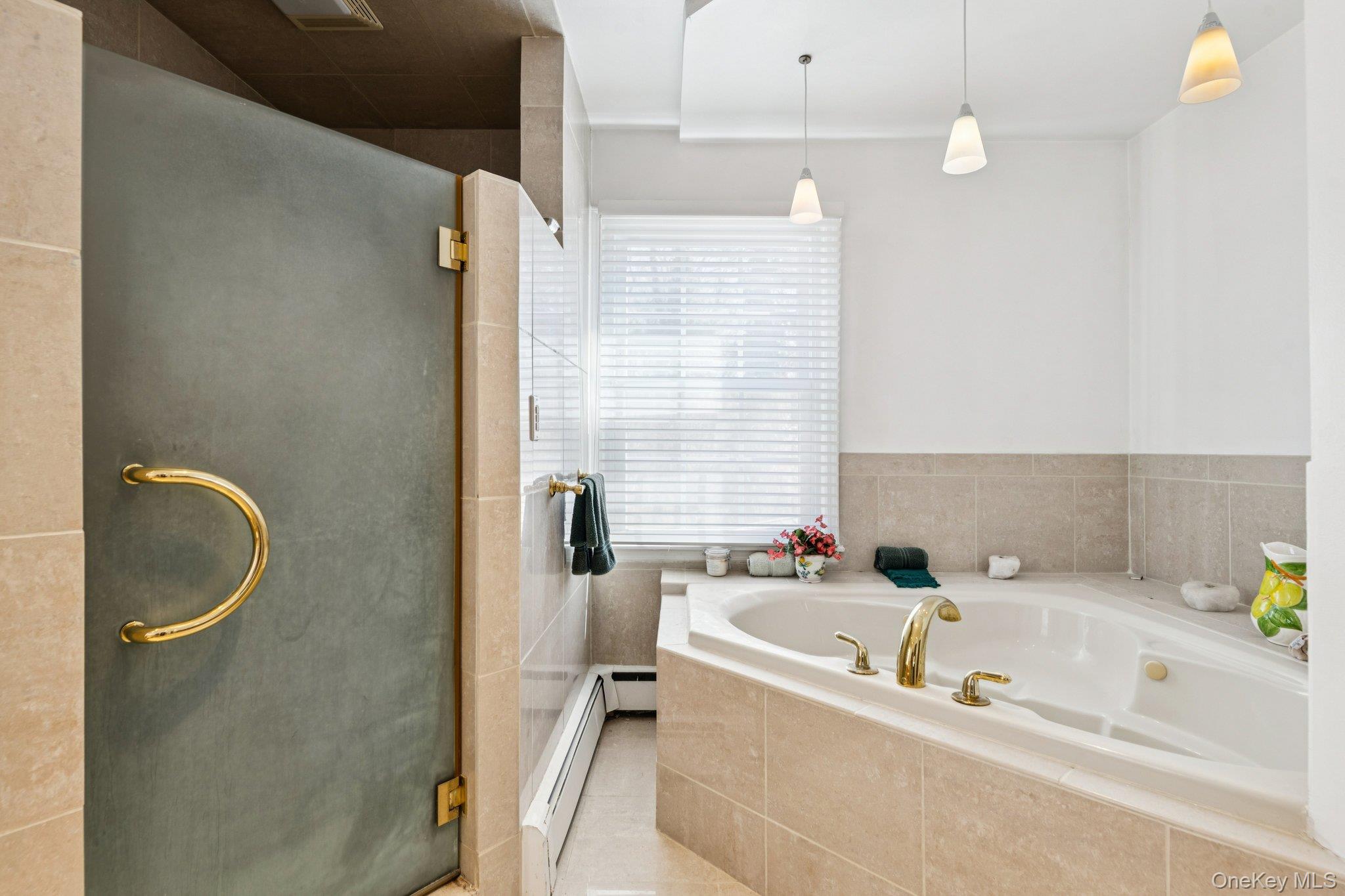 2 3 Pond Road Smithtown, NY 11787 - Photo 17 of 40 Primary bath with Walk in Shower and Tub