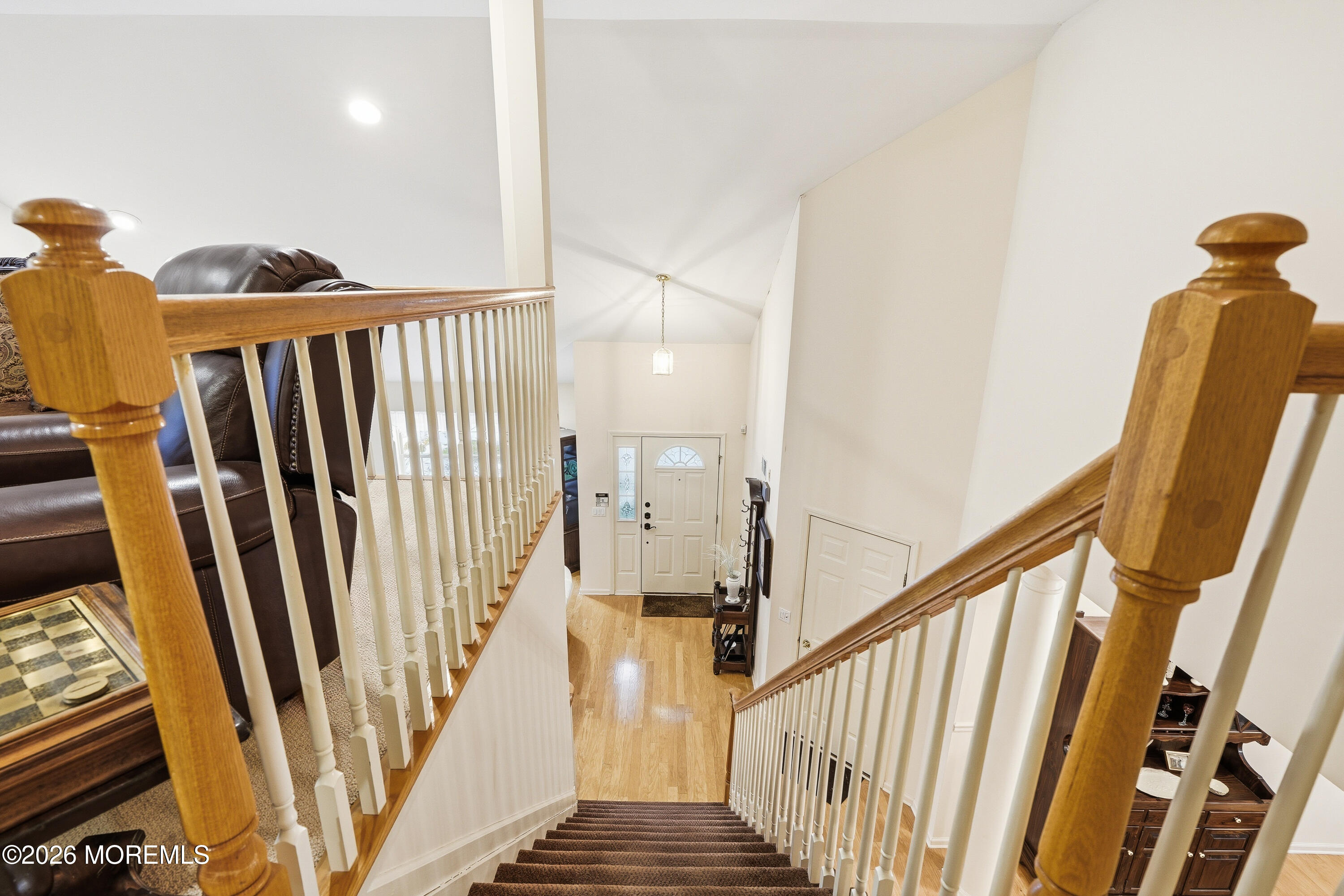 8 Casco Court Lakewood, NJ 08701 - Photo 32 of 56 a view of a staircase with wooden floor and stairs