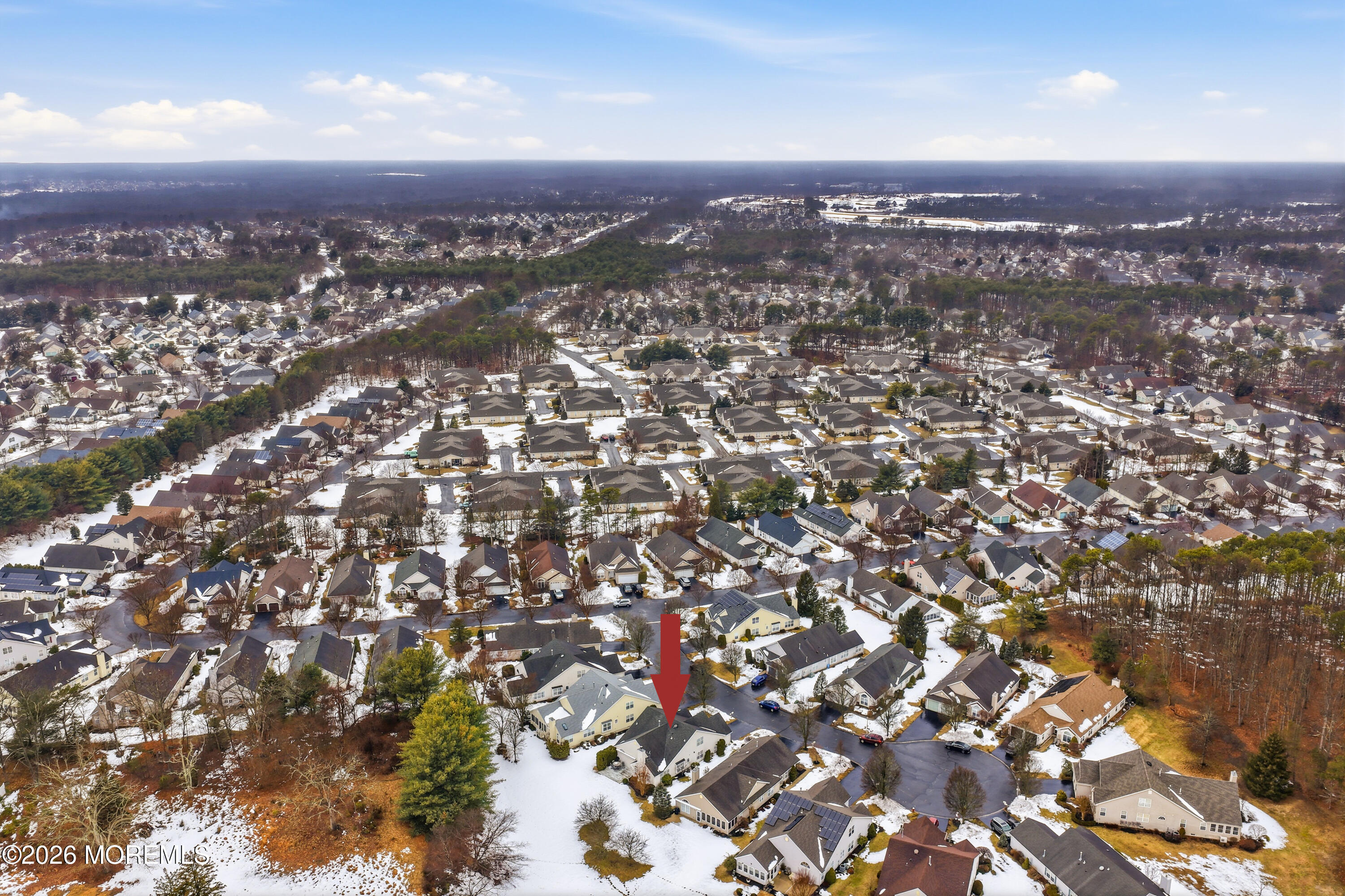 8 Casco Court Lakewood, NJ 08701 - Photo 49 of 56 an aerial view of residential building with city view