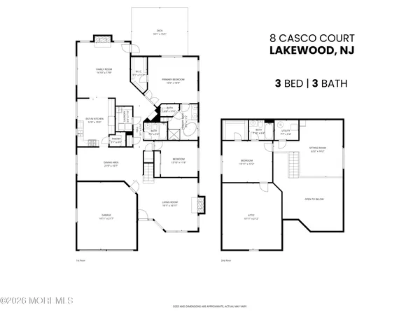 $849,900 | 8 Casco Court, Lakewood, NJ 08701