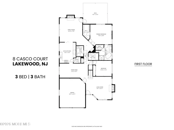 $849,900 | 8 Casco Court, Lakewood, NJ 08701