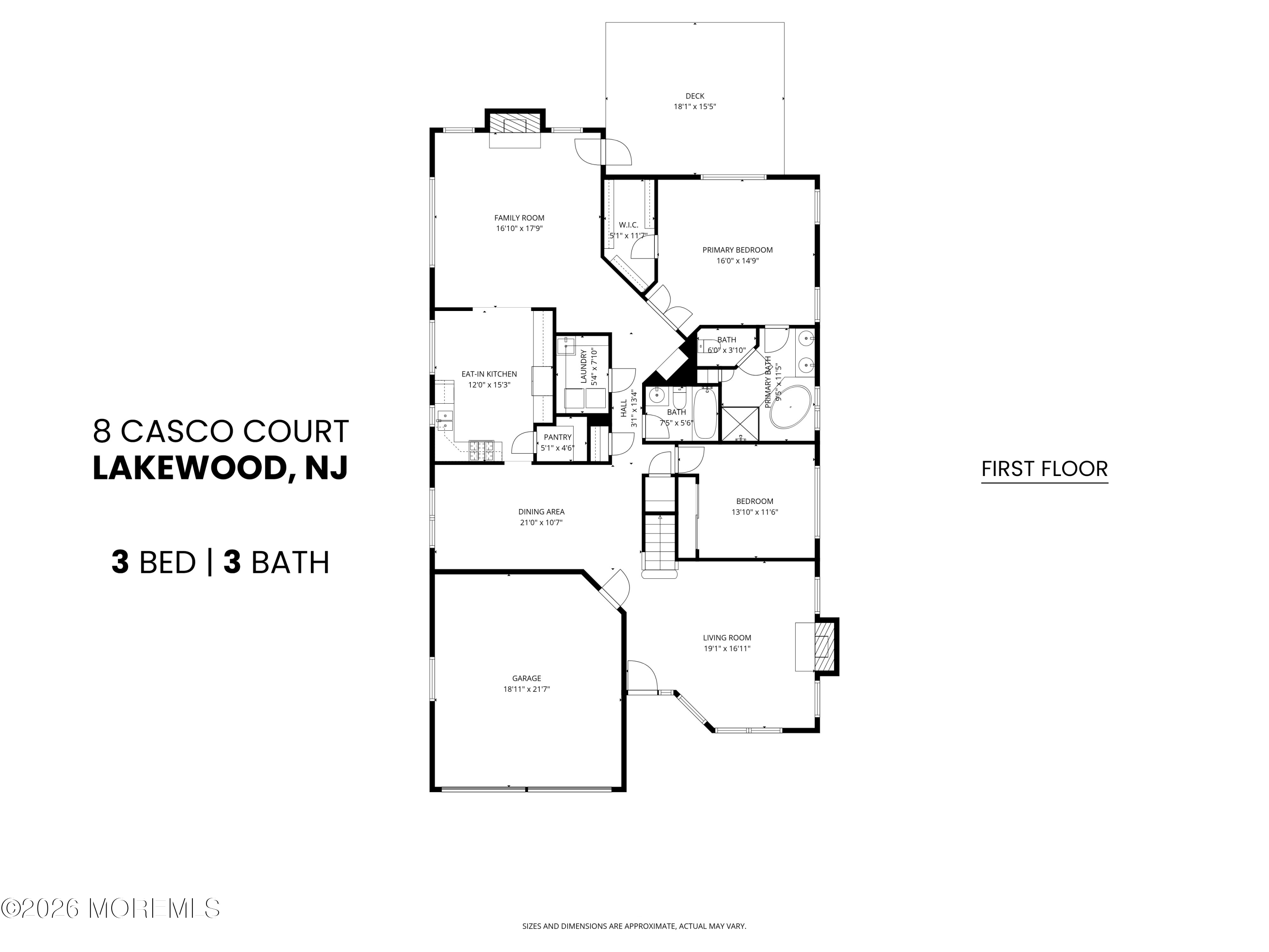 8 Casco Court Lakewood, NJ 08701 - Photo 55 of 56