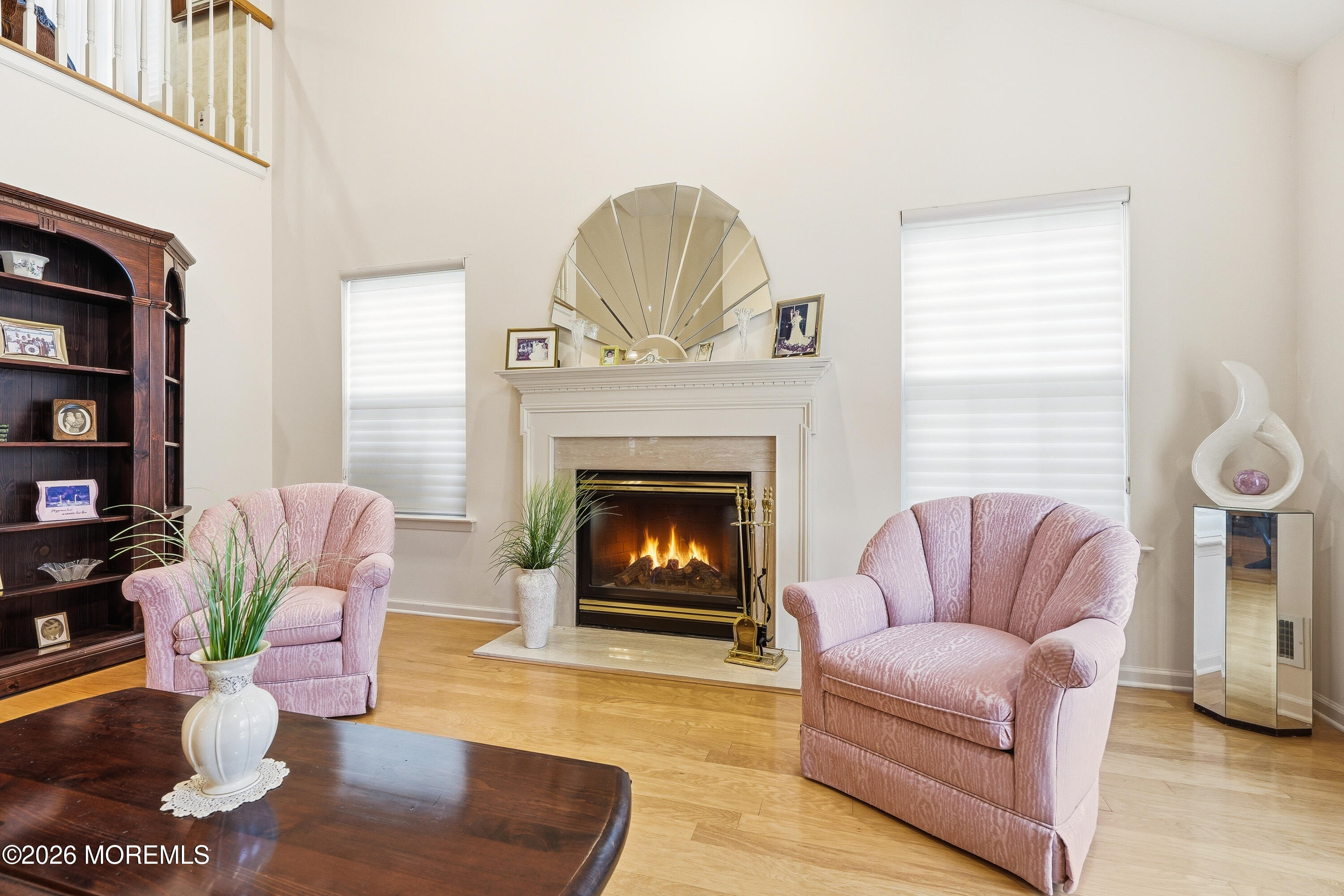 8 Casco Court Lakewood, NJ 08701 - Photo 8 of 56 a living room with furniture and a fireplace