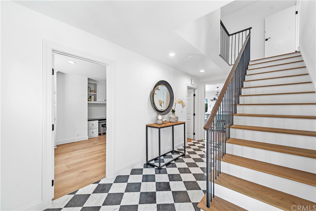 1806 Samar Drive Costa Mesa, CA 92626 - Photo 4 of 41 Dramatic entry with rare hand tumbled marble flooring