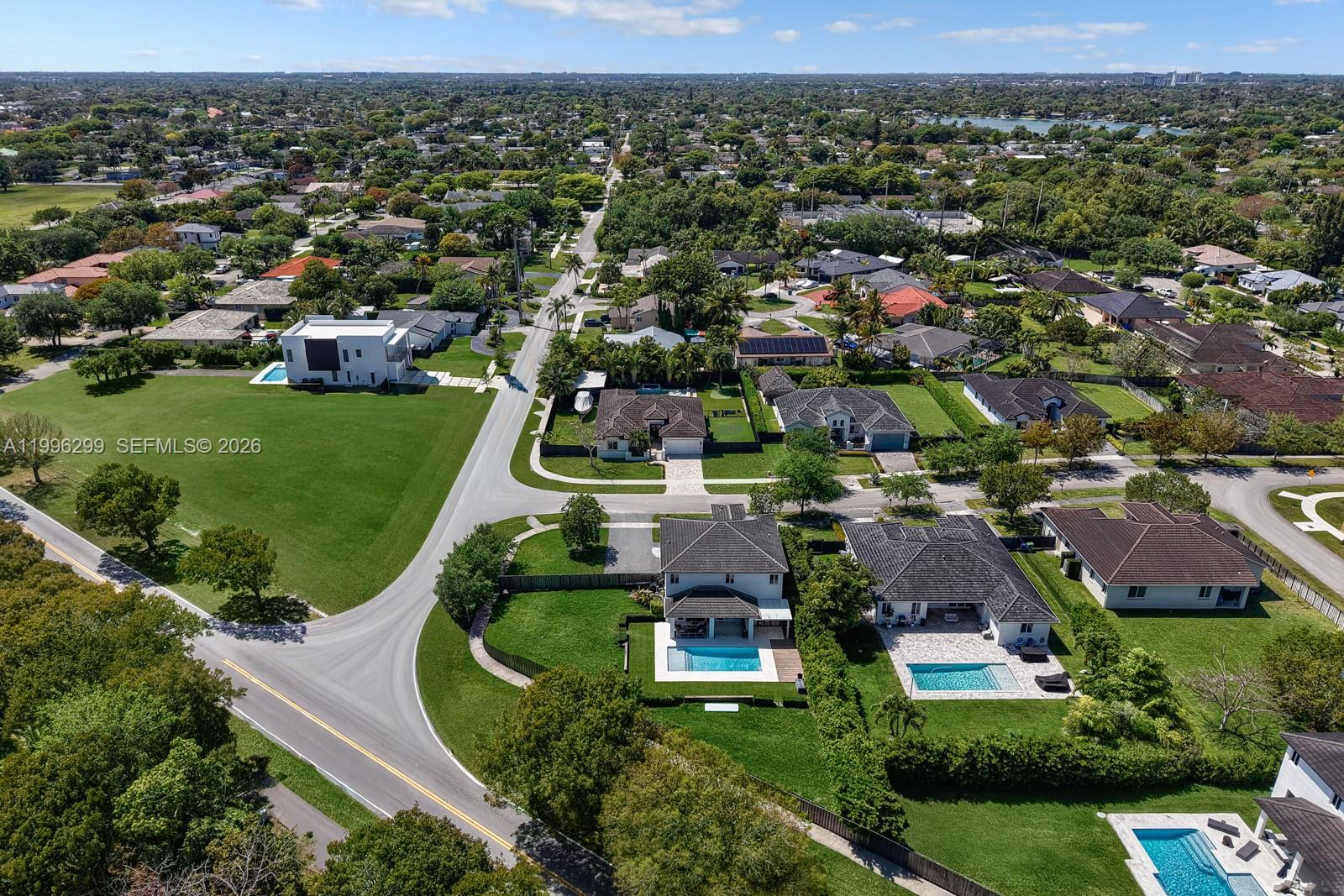 19781 Southwest 84th Court Cutler Bay, FL 33189 - Photo 50 of 53 an aerial view of residential houses with outdoor space