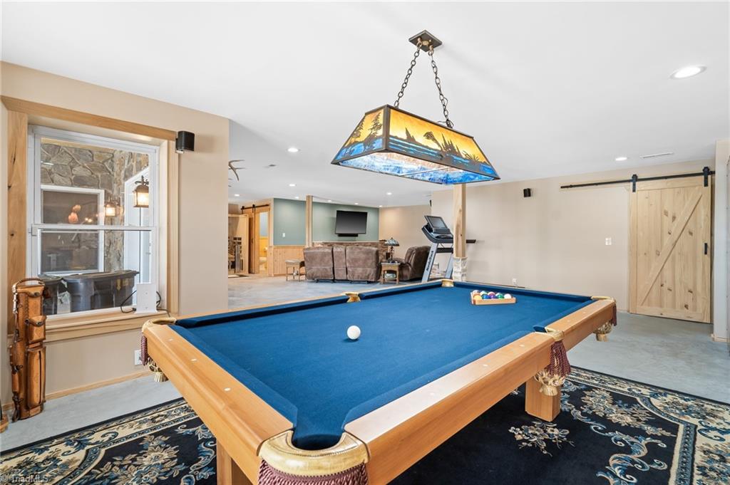 133 Lake View Road Prospect Hill, NC 27314 - Photo 33 of 50 Pool table overlooking the basement