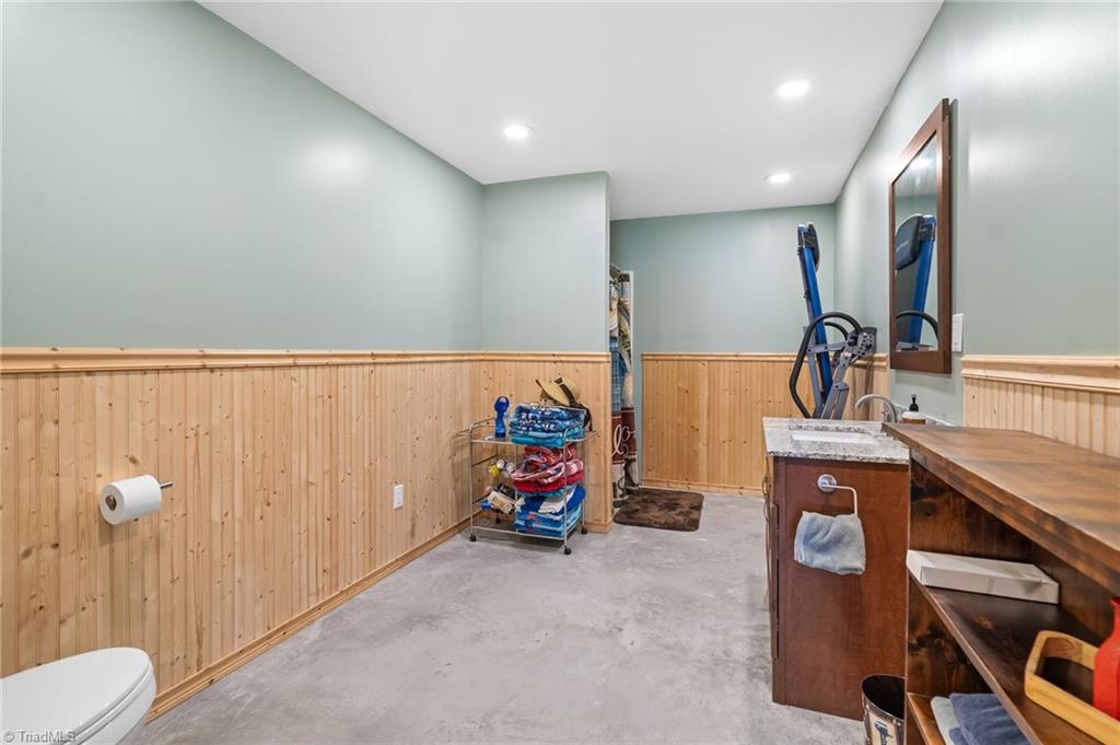 133 Lake View Road Prospect Hill, NC 27314 - Photo 36 of 50 Full Bathroom in Basement with walk in shower