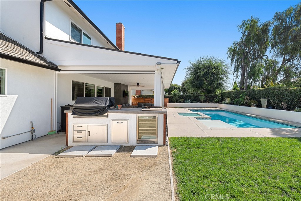 24701 Nympha Drive Mission Viejo, CA 92691 - Photo 38 of 75 BBQ ISLAND WITH OUTDOOR MINI FRIDGE