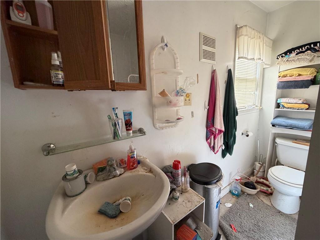 538 Branchton Road Slippery Rock, PA 16057 - Photo 11 of 15 a bathroom with a sink and a toilet