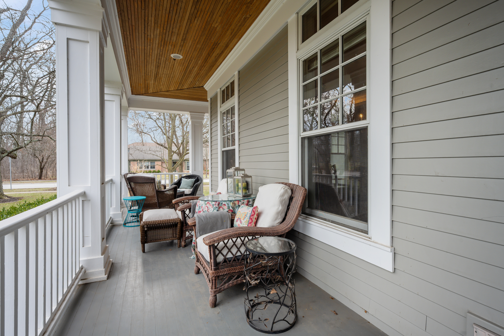 780 Prairie Road Glencoe, IL 60022 - Photo 24 of 30 a balcony with couple of chairs and a couch