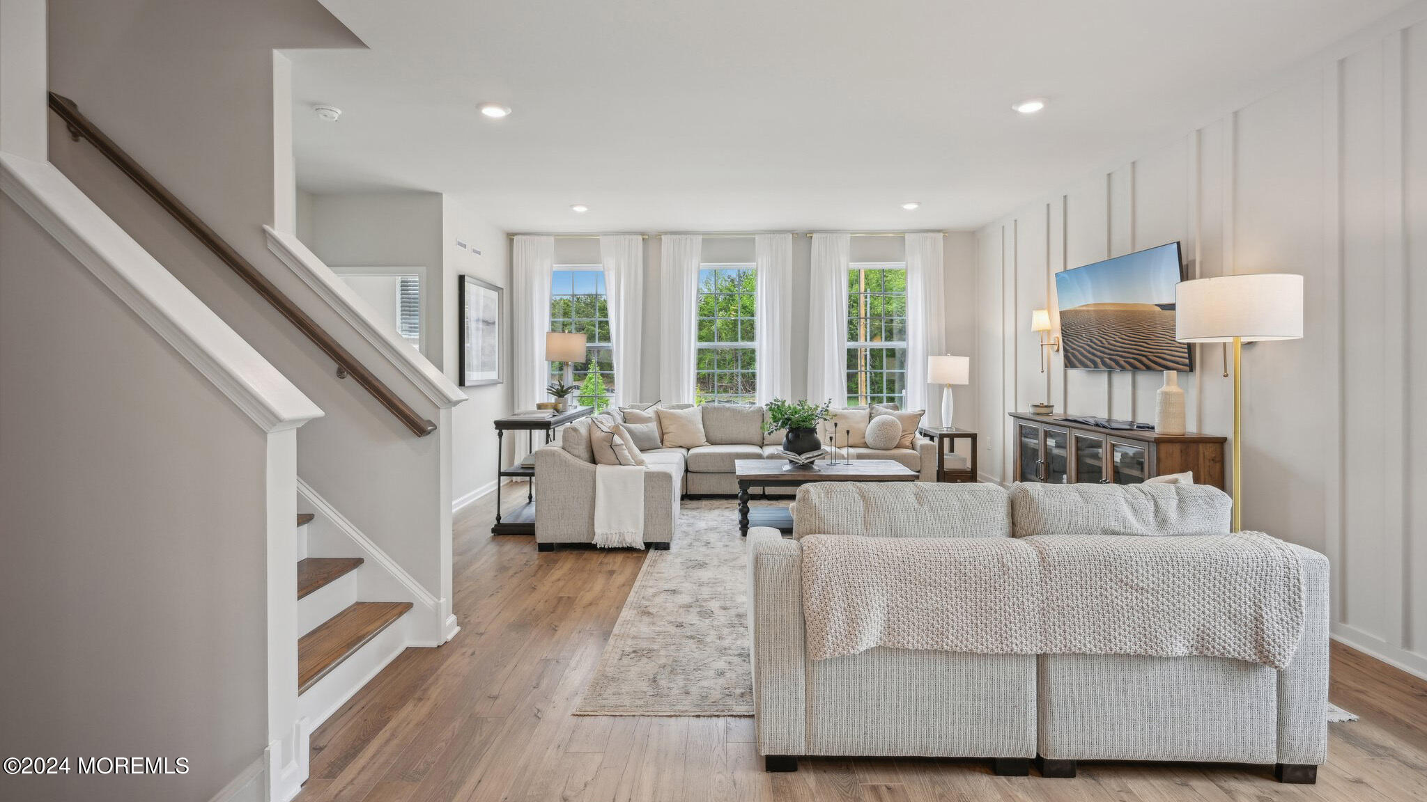 16 Rothbury Court Tinton Falls, NJ 07753 - Photo 8 of 43 a living room with furniture and a large window